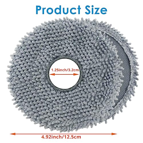 Microfiber Mop Pad Replacement for Roborock Q Revo & Models - 4 Pack