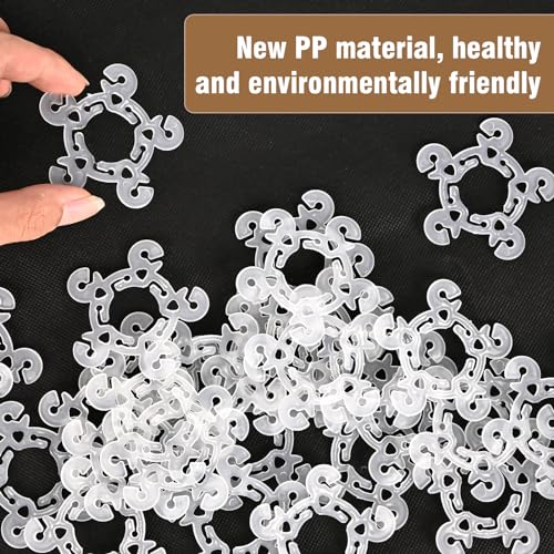 30Pcs White Balloon Clips for Decorating Arches & Displays