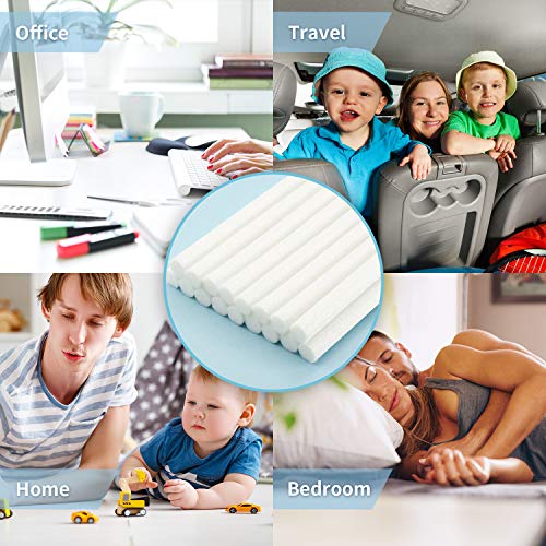 Boao 40 Pack 4 Inch Humidifier Filter Wicks for USB Mini Humidifiers