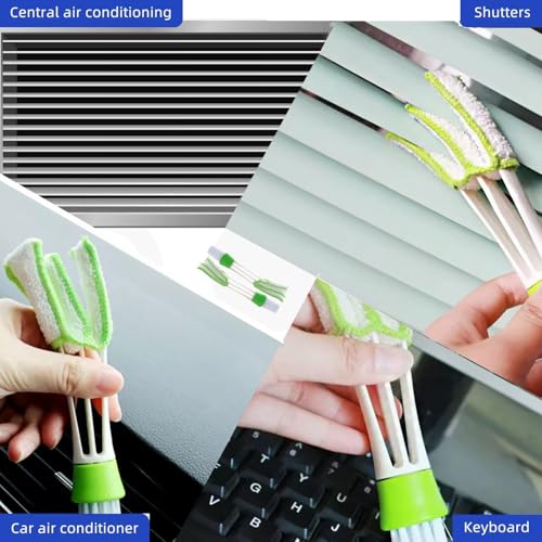 Versatile Crevice Cleaning Brush Set with Ergonomic Handles