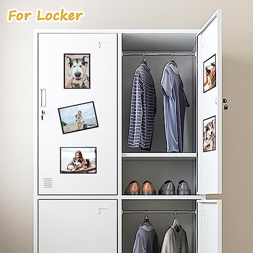 Mingting 5x7 Magnetic Picture Frames for Refrigerator - Black, 4 Pack