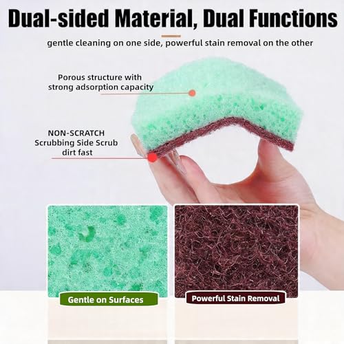 GMLRKY Kitchen Cleaning Set: 5 Microfiber Cloths & 3 Sponges
