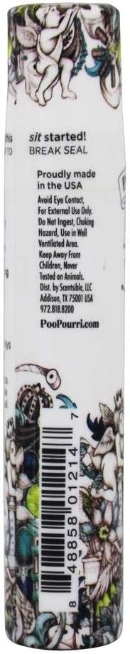 Poo-Pourri Vanilla Mint Toilet Spray | 10ml Odor Trap with Plant-Based Ingredients & Essential Oils