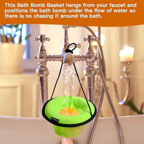 Neoprene Floating Bath Bomb Holder with Adjustable Strap