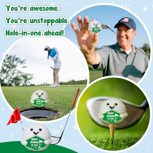 Crochet Golf Ball Gift – Unique Golf Gifts for Men & Women