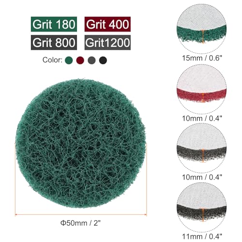 HARFINGTON 4-Pack 2-Inch Scouring Pads for Drill Cleaning