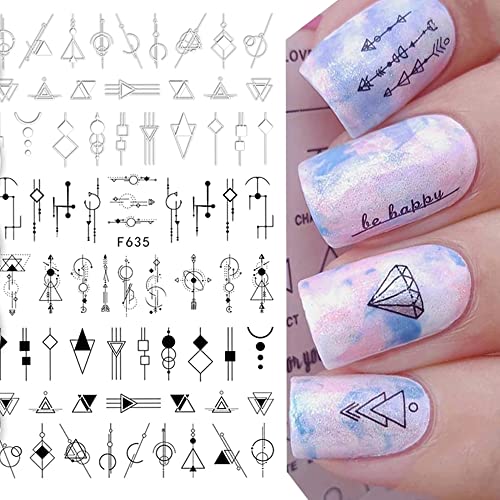 Valentine's Day Nail Stickers - 3D Self-Adhesive Nail Art Decals