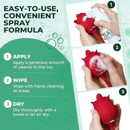 Premium Adult Toy Cleaner Foam - Safe & Gentle 237ml