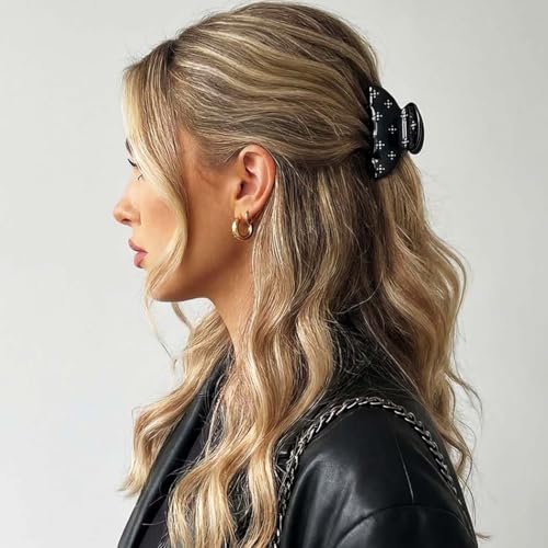 Fashey Medium Acrylic Hair Claw Clips Non-Slip Hair Accessories