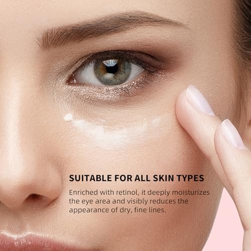 UJhay Retinol Eye Stick - Anti-Aging Eye Balm with Caffeine & Vitamin C