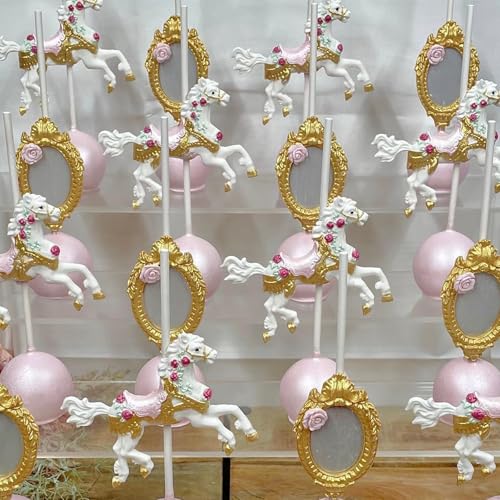 Baroque Silicone Photo Frame Mold for Cake Decoration, Chocolate, Fondant, Resin - Set of 4