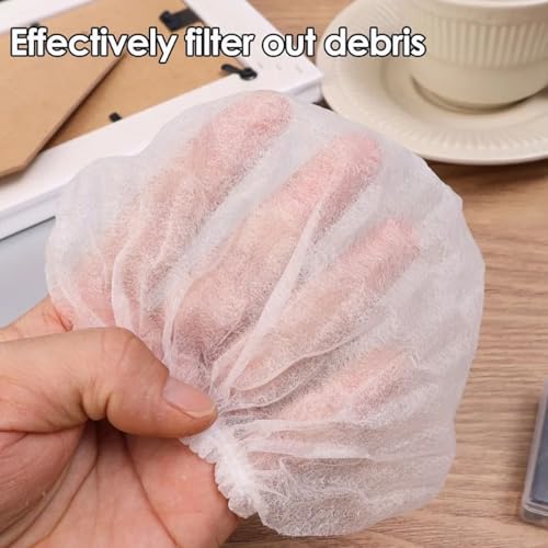 100 Pack Disposable Handheld Vacuum Filter Covers, Non-Woven Mesh Sleeves