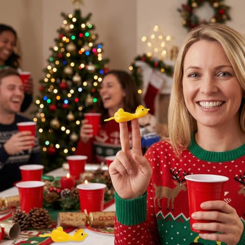 42 PCS Rubber Chicken Slingshot - Fun Party Favors for Kids