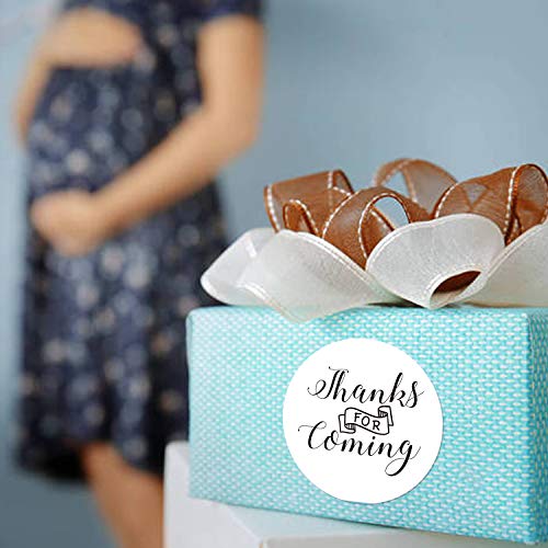 50 Pack 2-Inch Floral Thank You Stickers for Weddings & Baby Showers