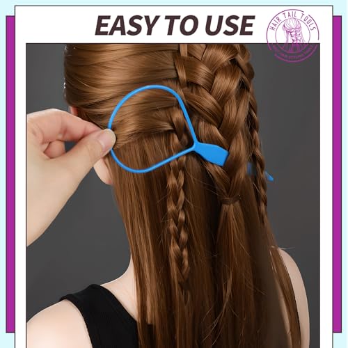 Teenitor French Braid Hair Styling Tool Set - 4Pcs Pony Tail Accessories