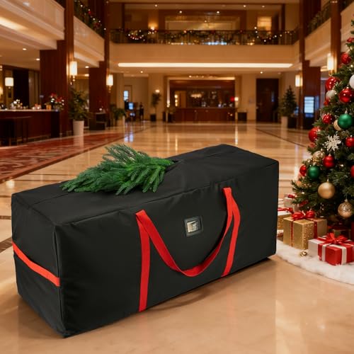 Heavy-Duty Christmas Tree Storage Bag 7.5ft Waterproof Organizer with Handles