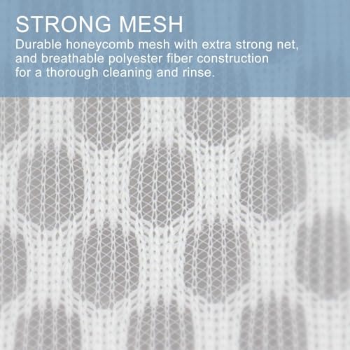 JoyMercado 5-Piece Mesh Laundry Bag Set for Delicates and Lingerie
