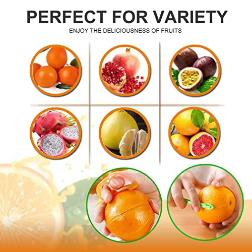 Citrus Peeler Tool - Easy Plastic Orange and Lemon Cutter