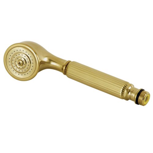 Kingston Brass K103A7 Restoration Hand Shower Head, Brushed Brass 8.31 x 2.19 x 2.06