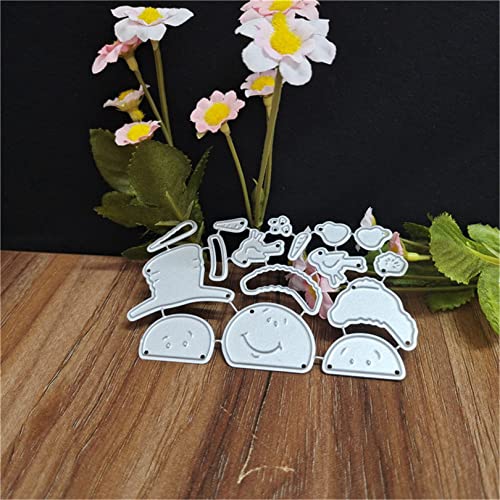 Christmas Metal Die Cuts Set for Scrapbooking & Card Making