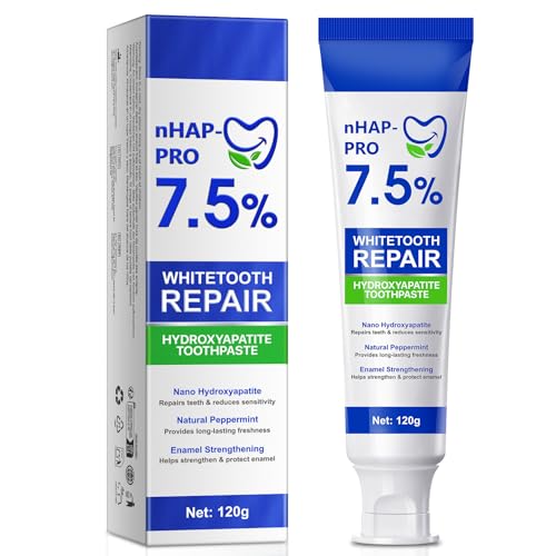 Hydroxyapatite Toothpaste 7.5% - Fluoride-Free Enamel Protection 120g
