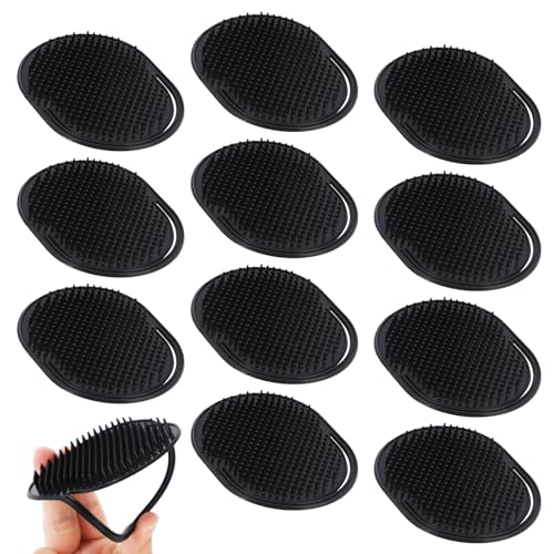 OUMASK 6-Pack Palm Combs for Men - Portable Pocket Hair Brush & Scalp Massager