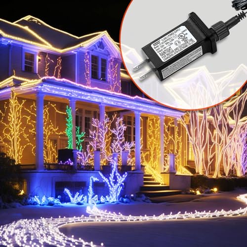 24V 0.25A LED Power Supply with Extension Cord for Holiday Lighting