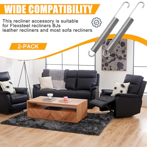 7-Inch Recliner Sofa Mechanism Spring Replacement - 2-Pack