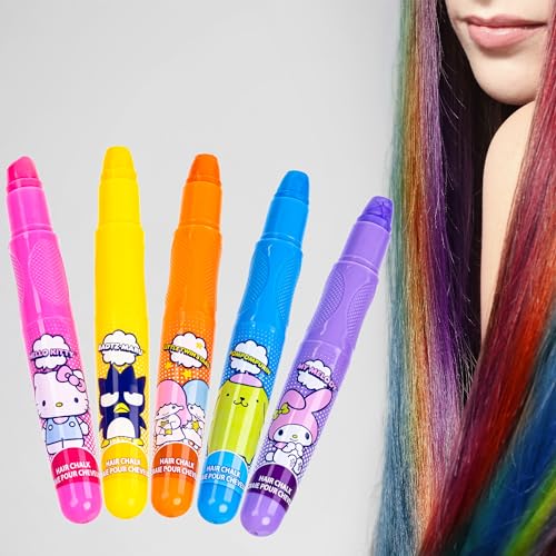 Townley Girl Hello Kitty Washable Temporary Hair Chalk Markers Set