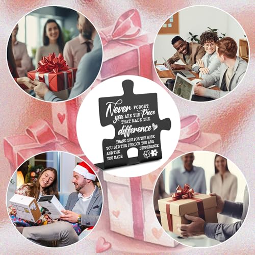 Inspirational Coworker Appreciation Puzzle Plaque - Retirement Gift