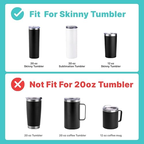 2.73-2.75in Skinny Tumbler Lid-2 Pack Sealing Slider Replacement Lids Spill Proof Splash Resistant