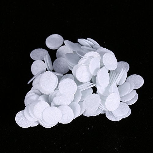 Salmue 100 Pcs Cotton Beauty Machine Filters for Dermabrasion and Blackhead Removal