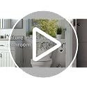 Self-Adhesive Green Plant Leaves Toilet Lid Stickers - Waterproof Floral Decals