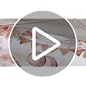 Welcome Home Baby Girl Banner - Pink Boho Rainbow Baby Shower Decoration