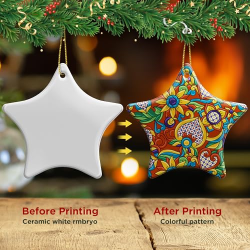 Mexican Talavera Christmas Ornaments - Ceramic Tree Decor 2025