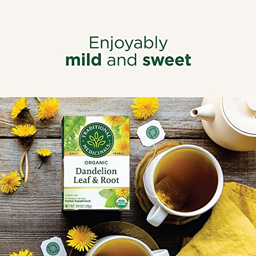 Organic Dandelion Root Tea - 96 Tea Bags for Detox & Digestion