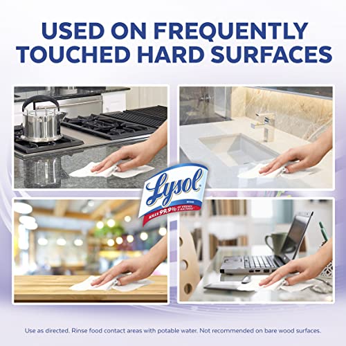 Lysol Disinfecting Wipes, Multi-Surface Cleaner, Morning Breeze, 80 Count