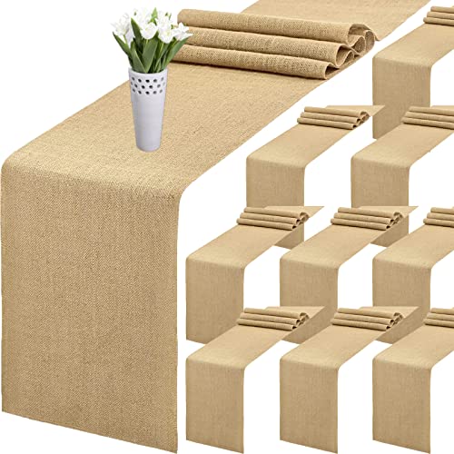 12 x 72 Inch Jute Table Runner - Rustic Burlap Wedding & Farmhouse Decor