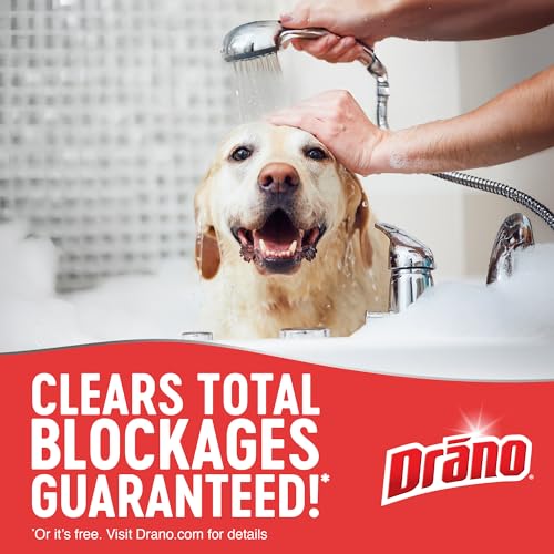Drano Max Gel Drain Clog Remover, Fast-Acting Pipe Cleaner, 32 Fl Oz