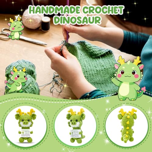 Handmade Crochet Dinosaur Gift for Uncle - I Love You UncleSaurus
