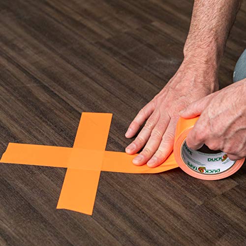 Duck Brand Neon Orange Duct Tape - 1.88" x 15 Yards Roll