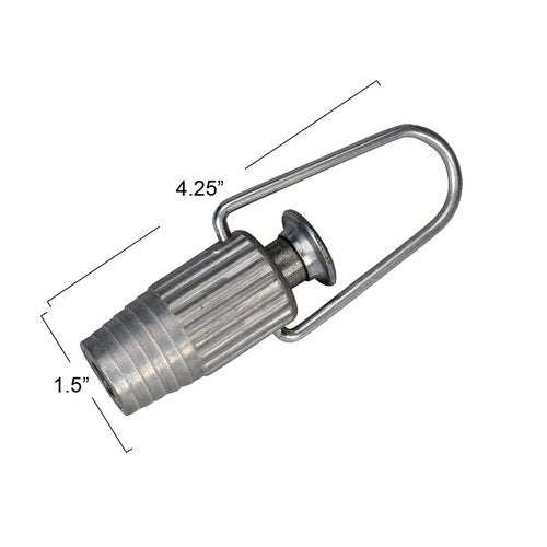 Household Essentials Clothesline Tightener, Silver (Pack of 2)