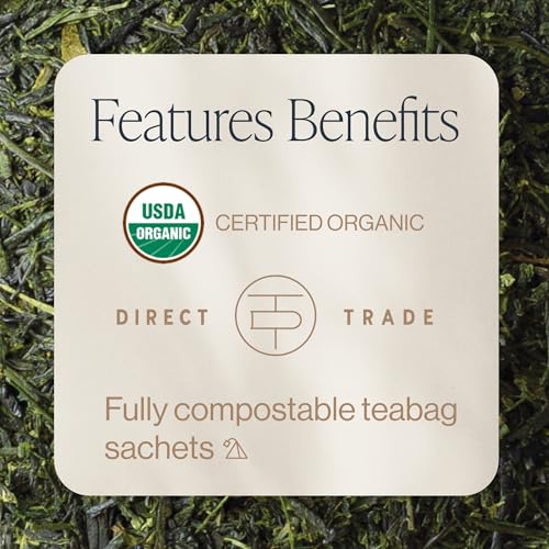 Rishi Tea Organic Sencha Green Tea Bags - 15ct, Caffeinated