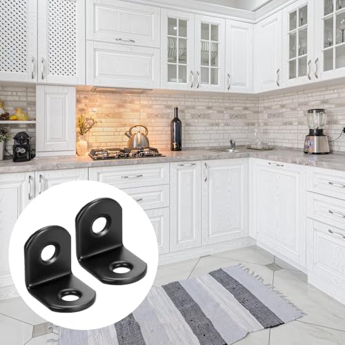 12 Pack Stainless Steel L Brackets for Shelf Support - 20x20x16mm