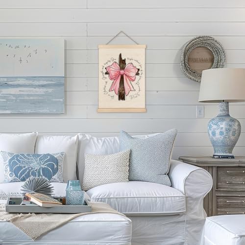Inspirational Proverbs 31:25 Wall Art Poster - 12x16 Framed Canvas