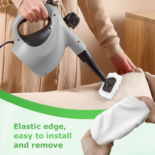Reusable Microfiber Steam Mop Pads for Handheld Steam Cleaners - 10 Pack