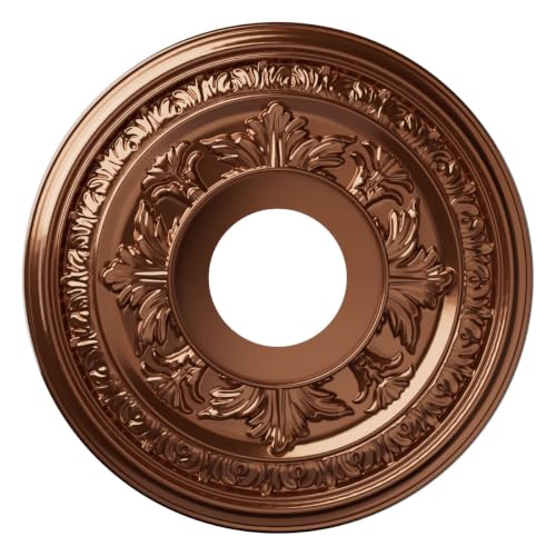 Baltimore 13-Inch Ceiling Medallion in Bright Coat Dark Bronze