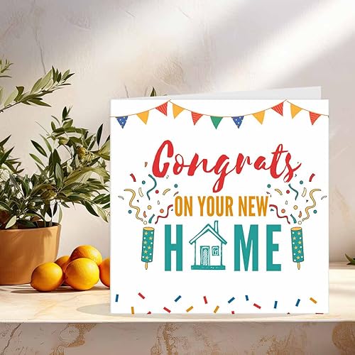 Happy New Home Card - Congratulations Housewarming Greeting