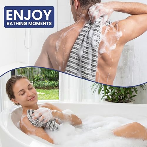Japanese Exfoliating Body Scrubber Towel for Smooth Skin