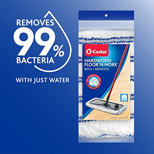 O-Cedar Microfiber Mop Refill for Hardwood Floors – Washable & Reusable